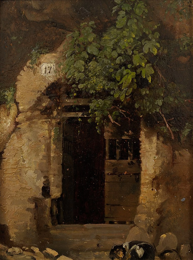 Julie Wilhelmine Hagen - Schwarz, Taverna a Nemis, Tartu Art Museum's painting collection